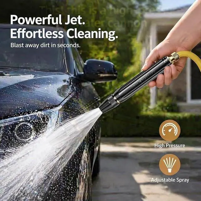 Alt view image 6 of 7 - 2PCS High pressure hose nozzle, Car Wash Water Gun, Adjustable Spray Patterns,Garden Hose Sprayer for Car Washing and Outdoor Cleaning, Sturdy Watering and Pressure Cleaning Accessory