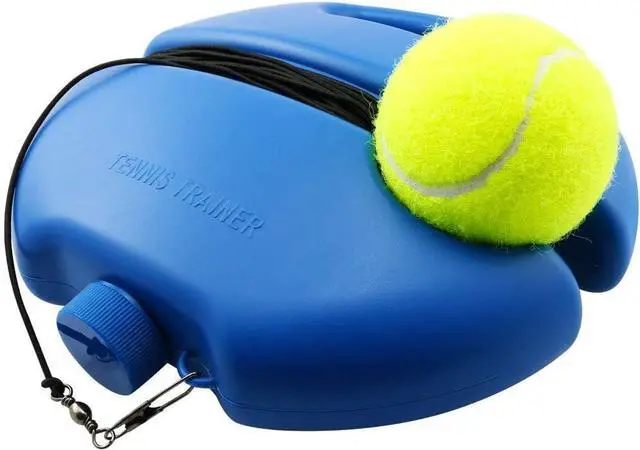Main image of Tennis Trainer Rebound Ball with Anti-Tangle System, Fillable Base, Portable, for Beginners, Kids and Adults