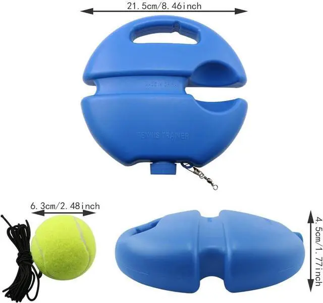 Alt view image 4 of 5 - Tennis Trainer Rebound Ball with Anti-Tangle System, Fillable Base, Portable, for Beginners, Kids and Adults