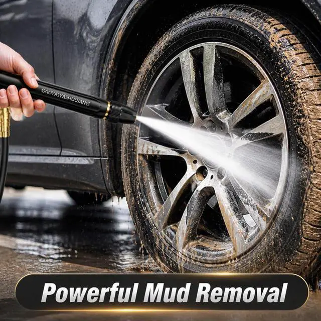 Alt view image 2 of 7 - 2-Pack Home High Pressure Car Wash Water Gun, High Pressure Water Gun with High Pressure Hose Nozzle, Adjustable Spray Nozzle for Garden Hose, Car Washing, Lawn Watering & Patio Cleaning