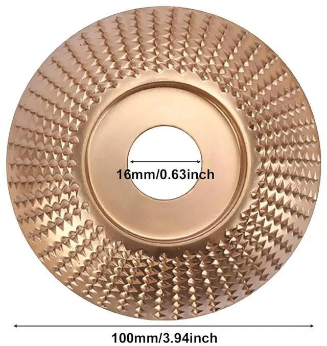 Alt view image 7 of 7 - 3PCS Angle Grinder Polishing Pad, Wood Carving Disc Set, Suitable for 4-inch and 4.5-inch Angle Grinders.Carving and Sanding Tool for Angle Grinder - Abrasive Disc for Shaping & Polishing