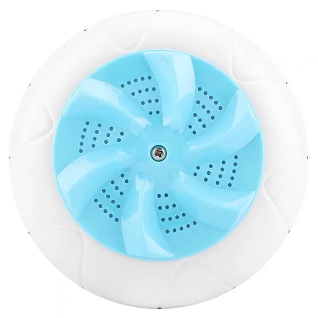 Alt view image 7 of 7 - USB Mini Ultrasonic Washing Machine Turbine Cleaner Portable for Washing Machine Multifunction Travel Washing Device Tool for Clothes Fruit Vegetable Underwear Socks(Blue)
