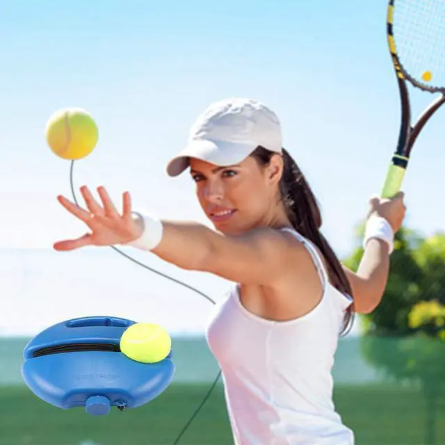 Alt view image 2 of 7 - SoloTennis Trainer Rebound Ball with String Balls, Portable Tennis Training Tool Suitable for Adults, Portable Tennis Training Equipment for Beginners Sport Exercise, Tennis Rebounder Kit