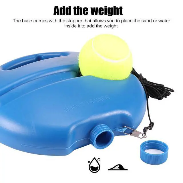 Alt view image 3 of 7 - SoloTennis Trainer Rebound Ball with String Balls, Portable Tennis Training Tool Suitable for Adults, Portable Tennis Training Equipment for Beginners Sport Exercise, Tennis Rebounder Kit
