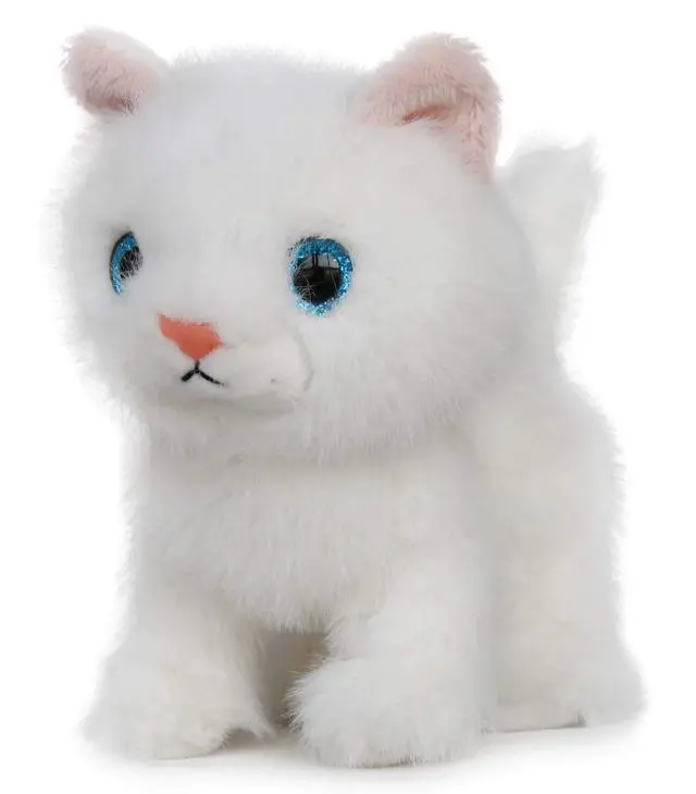Alt view image 6 of 7 - Fluffy Little Cat Stuffed Animal Small Plush Toy 6 Inches (White)