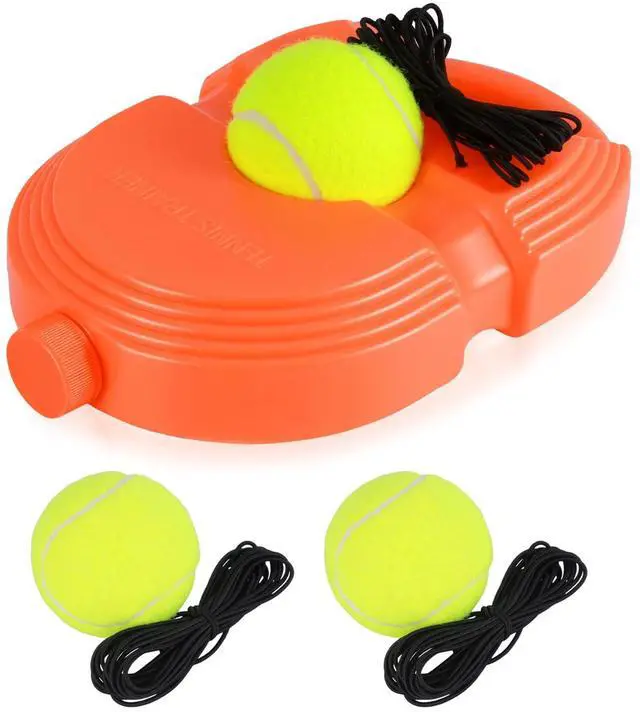 Main image of Solo Tennis Trainer Rebound with 3 String Balls, Solo Practice Rebound Ball for Adults, Portable Tennis Training Equipment for Beginners Sport Exercise, Tennis Rebounder Kit.