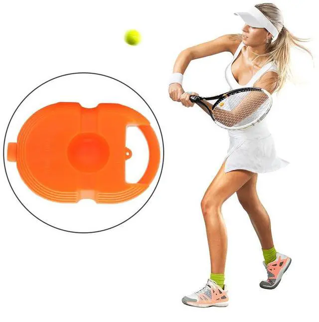 Alt view image 6 of 7 - Tennis Trainer Rebound Ball, Solo Tennis Practice Rebounder Tennis Trainer Set with 3 String Balls, Tennis Rebounder, Portable Tennis Training Equipment for Beginner Solo Training