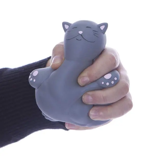 Alt view image 2 of 6 - Kalma Kitty Stress Relief Toy | Unique Stress Balls for Adults & Teens - Squishy Fidget Toys for Anxiety - Cool Desk Accessories for Cat Lovers