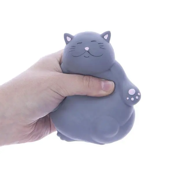 Alt view image 3 of 6 - Kalma Kitty Stress Relief Toy | Unique Stress Balls for Adults & Teens - Squishy Fidget Toys for Anxiety - Cool Desk Accessories for Cat Lovers