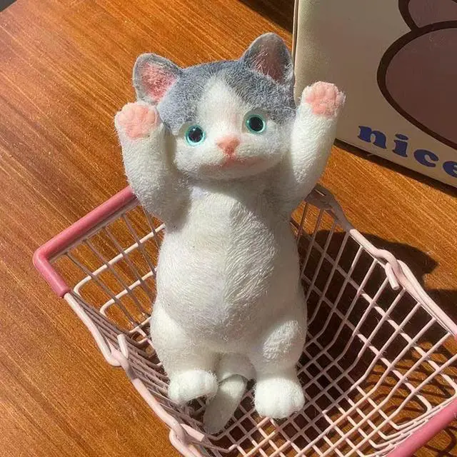 Main image of Cat Taba Squishy Animal Fidget, Cute Kawaii Squishies Pinch Family Slow-Rising Squeeze Ball for Adults