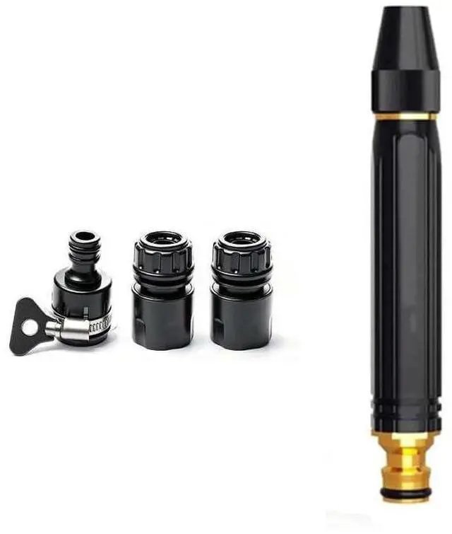 Main image of High Pressure Car Wash Water Gun, Heavy Duty Adjustable Metal Garden Hose Nozzle with Brass Connector, Multi Spray Mode Power Washer Nozzle for Car Washing, Yard Patio Cleaning & Plant Watering