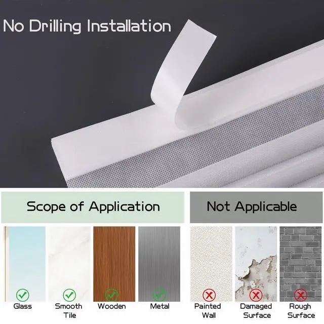 Alt view image 5 of 7 - Window Blinds Cordless No Drill Cut to Size Clip On Stick On Self Adhesive Temporary Blinds Pleated Paper Blinds for Windows Doors Shades for Home Nursery Bedroom Kitchen Bathroom