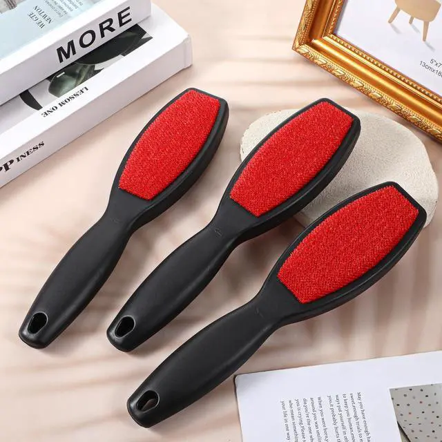 Alt view image 7 of 7 - 3 Pcs Double-Sided Lint Brushes, Pet Hair Remover for Clothes Reusable Lint Remover Brush for Pet Hair Fabric Carpet Furniture