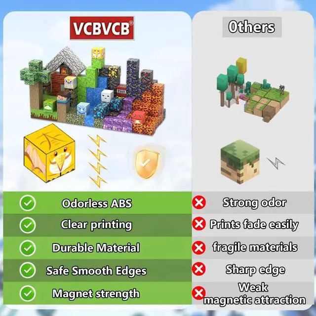 Alt view image 3 of 7 - 150 PCS Magnetic Building Blocks - Cross Town Magnetic Building Blocks STEM Toy for Kids,Educational Construction Game Gift for Boys and Girls Age 3-12