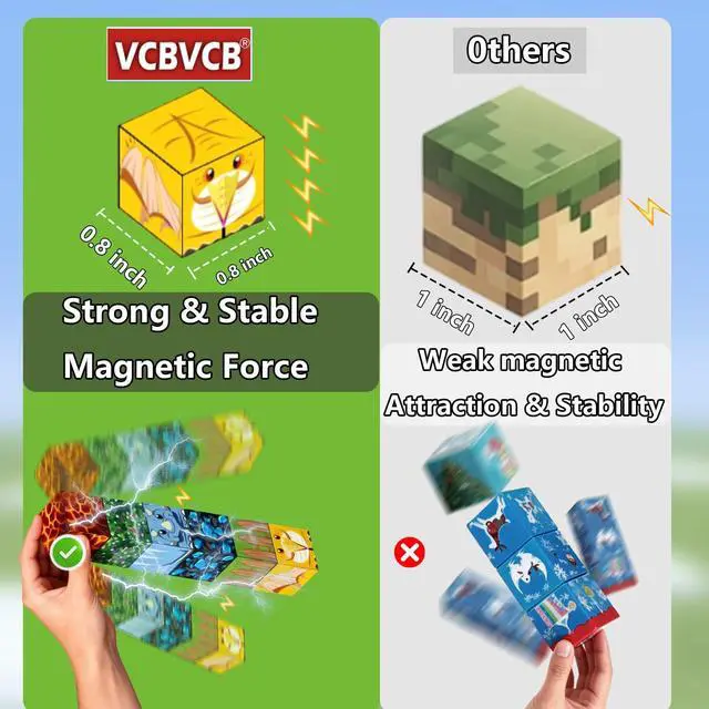 Alt view image 2 of 7 - 150 PCS Magnetic Building Blocks - Cross Town Magnetic Building Blocks STEM Toy for Kids,Educational Construction Game Gift for Boys and Girls Age 3-12