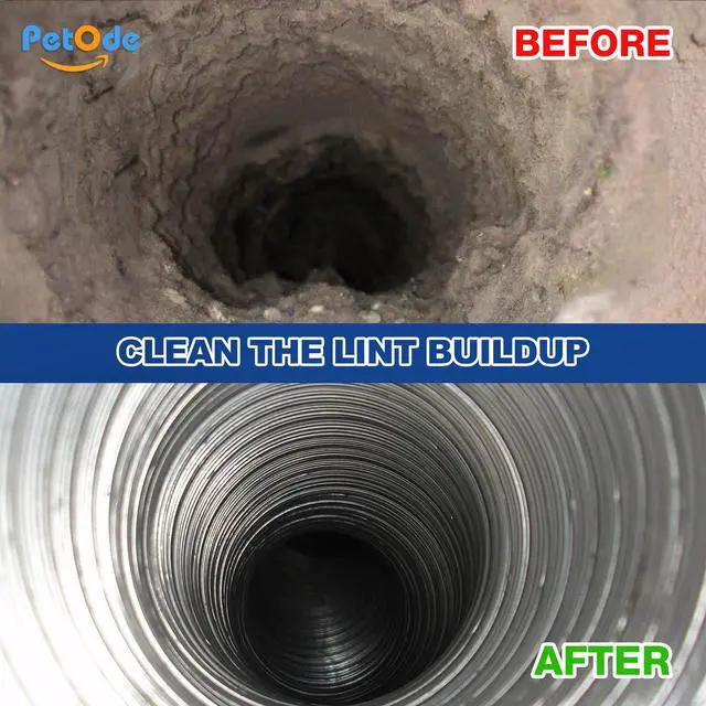 Alt view image 7 of 7 - 32 Feet Dryer Vent Cleaner Kit, Enhanced Flexible Quick Snap Brush with Drill Attachment for Effective Cleaning, 360 Degree Rotation Without Loosening, Use with or Without a Power Drill