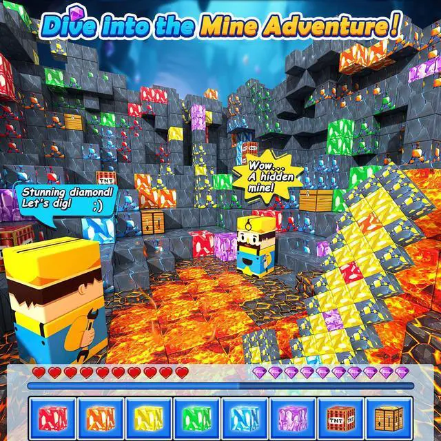 Alt view image 2 of 5 - Magnetic Blocks - Build Mine Magnet World (100pcs)
