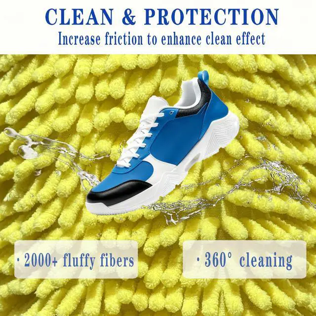 Alt view image 3 of 6 - Shoe Washing Machine Bag, 2pcs Laundry Shoe Bag with Self-locking Zipper for Washer and Dryer, Reusable Sneaker Bag for Gym, Tennis, Sports Shoes, Protects Shoes & Washing Machine (Yellow)