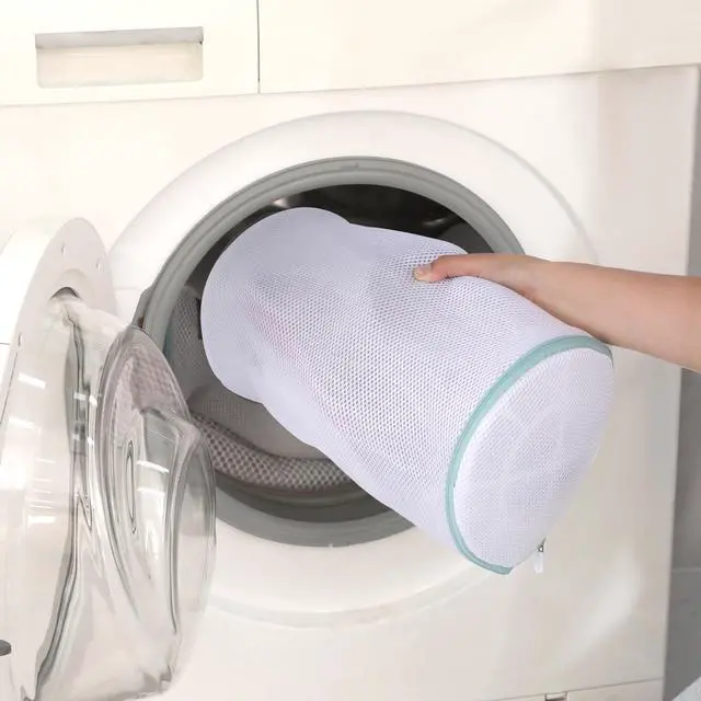 Alt view image 3 of 7 - Shoe Washing Machine Bag, Shoe Laundry Bag, White, 8x15", 2 Pack