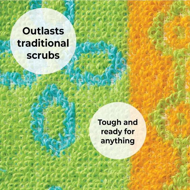 Alt view image 5 of 7 - Scrub, 1-piece Reusable, Non-Scratching Dish Scrubber for Kitchen and Household Cleaning, Planet-Friendly, Dishwasher Safe Soft Scrub, Assorted Colors and Designs