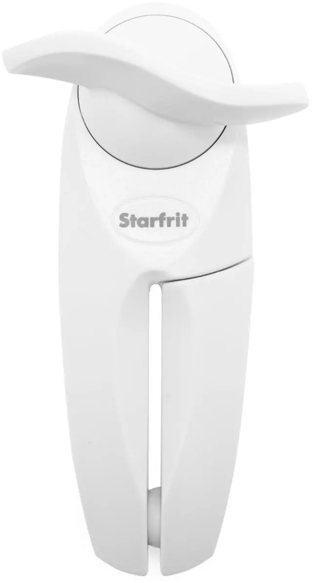 Main image of Little Beaver Can Opener, Safe, Holds Lid and Leaves No Sharp Edges on Lid, Comfort Grip, 3-Year Warranty, White