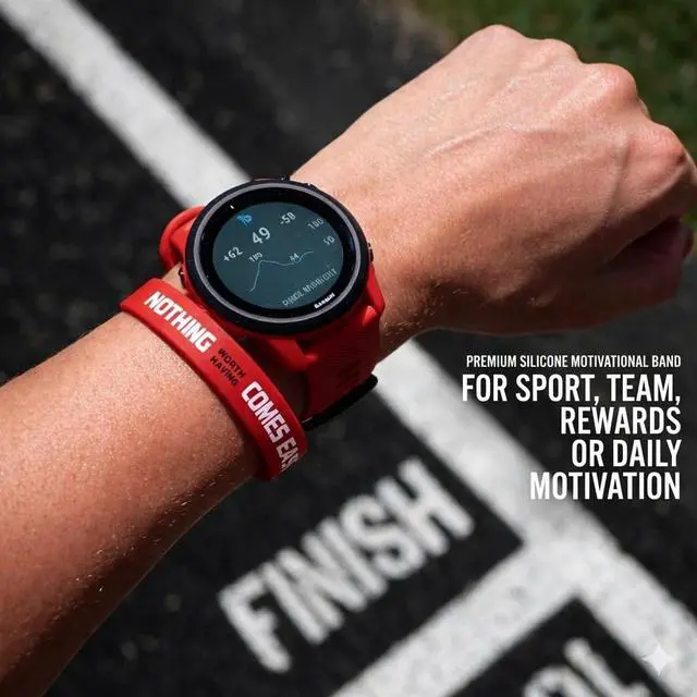 Alt view image 6 of 7 - Pack Motivational Silicone Wristbands for Men, Women, Sport Team, Rubber bracelets 12x8 with Inspirational Quotes, Unisex Design for men, gifts (12)