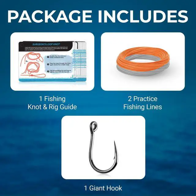 Alt view image 3 of 7 - Fishing Knots Pocket Guide Waterproof Fishing Knot Guide Card with 20 Essential Knots and Rigs 2.5" x 3.5" Durable Quick Reference Perfect Pocket Guide Fishing Gift for Anglers