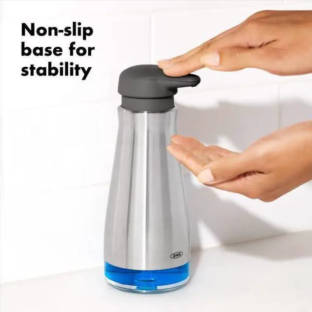 Alt view image 3 of 6 - Good Grips Stainless Steel Soap Dispenser, Kitchen and Bathroom Accessories