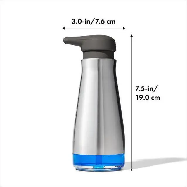 Alt view image 6 of 6 - Good Grips Stainless Steel Soap Dispenser, Kitchen and Bathroom Accessories