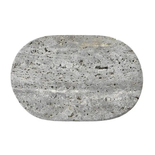 Alt view image 5 of 6 - Travertine Soap Dish, Grey
