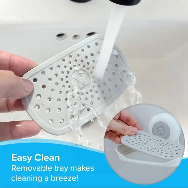 Alt view image 3 of 6 - Strong Hold Soap Saver, Suction Cup Soap Holder, Must Have Universal Kitchen & Bathroom Shower Accessories, White