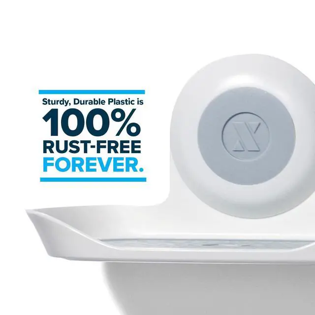 Alt view image 6 of 6 - Strong Hold Soap Saver, Suction Cup Soap Holder, Must Have Universal Kitchen & Bathroom Shower Accessories, White
