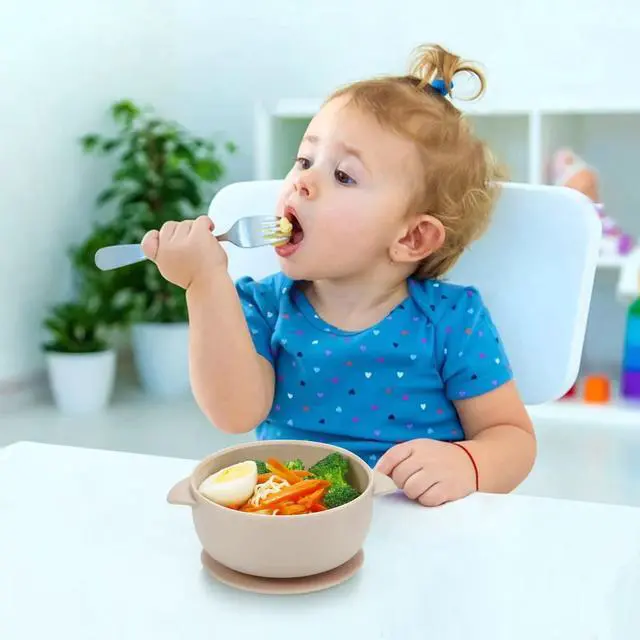 Alt view image 2 of 7 - 3 Pack Baby Bowls with Suction| Stay Put Silicone Food Bowl for Babies Kids Toddlers Infants| Food Grade Soft Safe BPA-Free Silicone (Multi-Color)