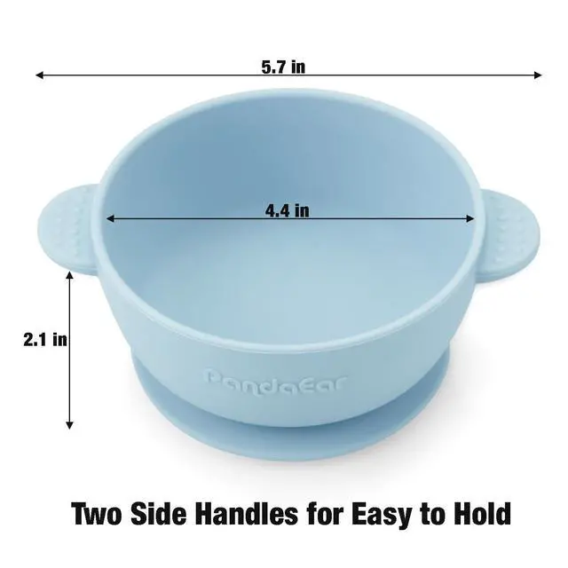 Alt view image 4 of 7 - 3 Pack Baby Bowls with Suction| Stay Put Silicone Food Bowl for Babies Kids Toddlers Infants| Food Grade Soft Safe BPA-Free Silicone (Multi-Color)