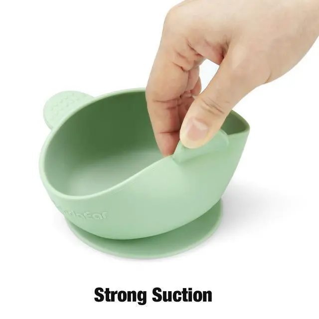 Alt view image 5 of 7 - 3 Pack Baby Bowls with Suction| Stay Put Silicone Food Bowl for Babies Kids Toddlers Infants| Food Grade Soft Safe BPA-Free Silicone (Multi-Color)