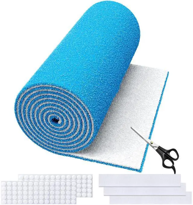 Main image of Air Vent Filters,20''x90''Cut to Fit Air Filter Material (80+Filters),MERV 8 Electrostatic Air Vent Filter for Home Floor, Grilles, Ceiling, HVAC Furnace Vents, With 48PCs Adhesive Hook Tape