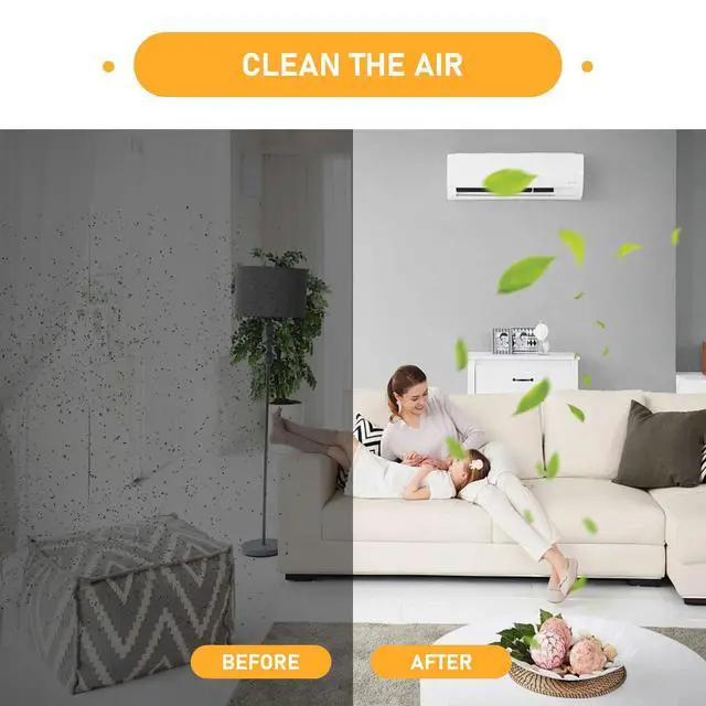 Alt view image 5 of 7 - 20x30x1 Reusable Air Filter Cut To Compatible with Furnace & Air Conditioner Washable Reusable High Air Flow Polyester Fiber Filter Media, 2 Pack (20" x 30" x 0.7" actual)