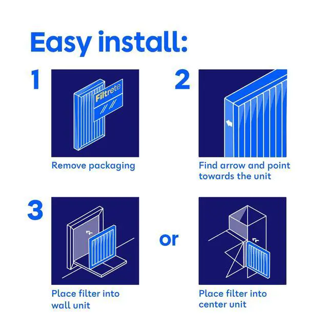 Alt view image 7 of 7 - 20x25x1 Air Filter, MERV 11, MPR 1000, Allergens & Pet Dander, 3-Month AC and Furnace Filters, Cleaner Air, Reliable Airflow, 2 HVAC Filters (Actual Size 19.68 x 24.68 x 0.81 in)