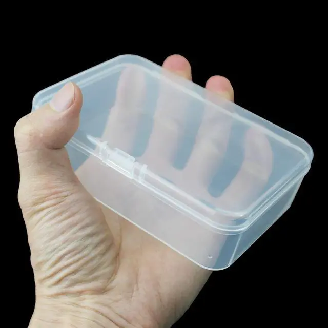 Alt view image 6 of 7 - 8 Pack Rectangular Clear Plastic Storage Containers