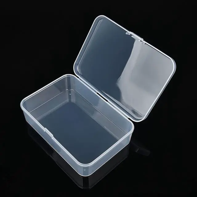 Alt view image 7 of 7 - 8 Pack Rectangular Clear Plastic Storage Containers