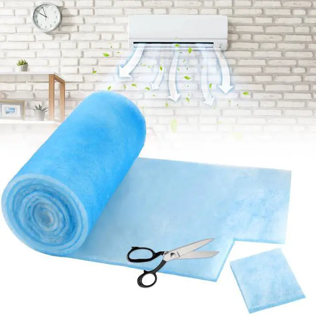 Main image of 12 x 120 Inch Merv 6 Reusable Air Vent Filter Cut to Size Electrostatic Floor Vent Filter Washable Replacement Compatible with Most Air Conditioning Furnace HVAC