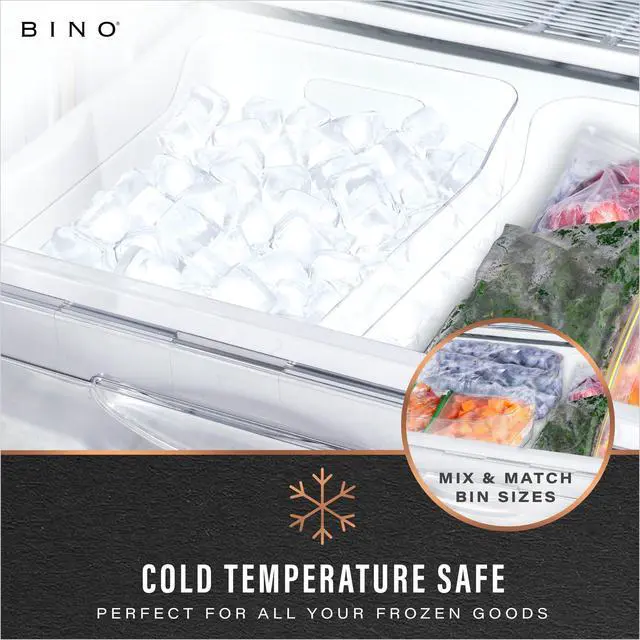 Alt view image 6 of 7 - | Plastic Organizer Bins, X-Small - 4 Pack | THE SOHO COLLECTION | Multi-Use Organizer Bins | Pantry & Freezer Bin | Plastic Storage Containers | Bin for Home & Kitchen Org