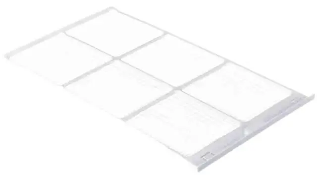 Alt view image 6 of 6 - 1 Pack WJ85X21746 Air Filter Replacement Parts for Room Air Conditioner Compatible with AHQ06LYW1,AHQ06LYQ1,AHR05LWQ2,AHR05LWQ2,Replaces A0010209471,AP6280063,White
