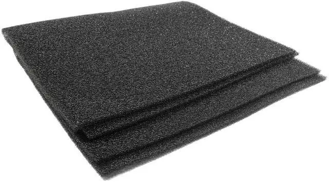 Main image of 2-pack Cut to Fit Foam Filter for Window Air Conditioning Unit, Furnace Unit, AC Vent Filters, Furnace, RV, Range Hood, etc., 24" x 15" x 1/4", Washable & Reusable