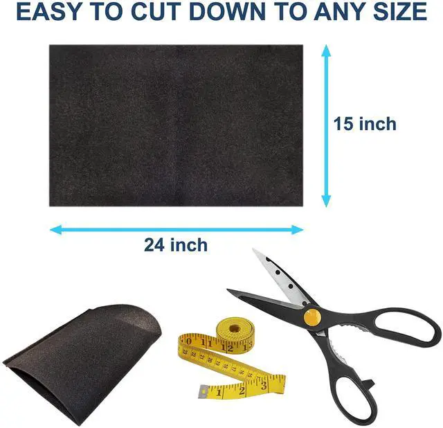 Alt view image 2 of 7 - 2-pack Cut to Fit Foam Filter for Window Air Conditioning Unit, Furnace Unit, AC Vent Filters, Furnace, RV, Range Hood, etc., 24" x 15" x 1/4", Washable & Reusable