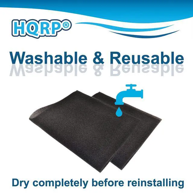 Alt view image 6 of 7 - 2-pack Cut to Fit Foam Filter for Window Air Conditioning Unit, Furnace Unit, AC Vent Filters, Furnace, RV, Range Hood, etc., 24" x 15" x 1/4", Washable & Reusable