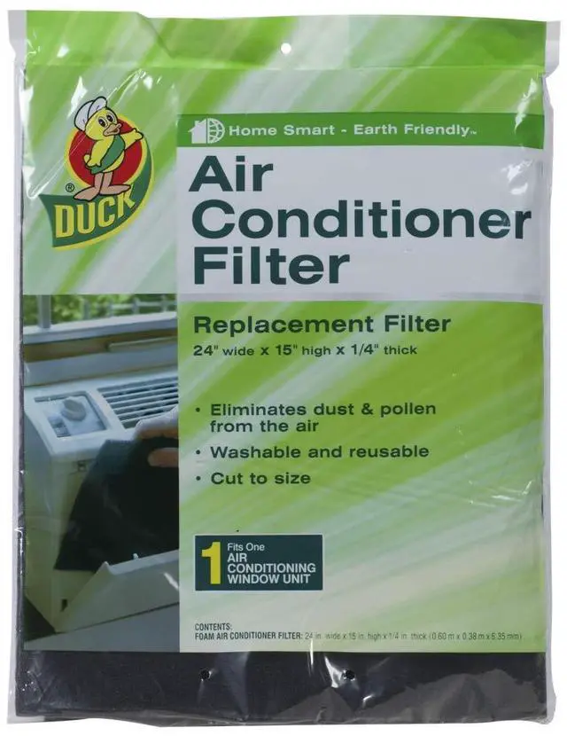 Main image of Brand Replacement Air Conditioner Foam Filter, 24-Inch x 15-Inch x 1/4-Inch, 1285234