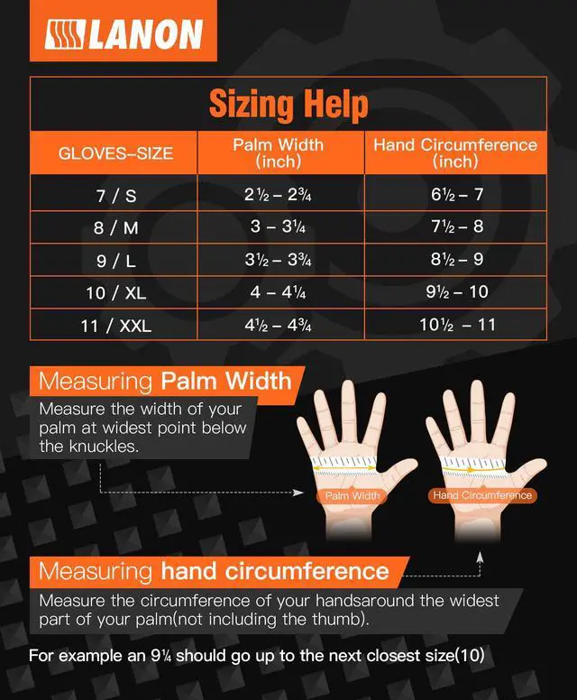 Alt view image 5 of 5 - 8mil Orange Disposable Nitrile Gloves, Mechanic, Heavy Duty, Food Safe, Latex Free, Powder Free, Fully-Diamond Textured, Medium