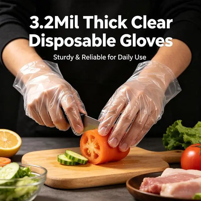 Alt view image 2 of 7 - Disposable Gloves Food Handling and Prep