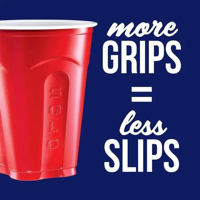 Alt view image 6 of 7 - Cup Company Red Squared Plastic Party, 18 Ounce, 200 Count, 50 Count (Pack of 4)